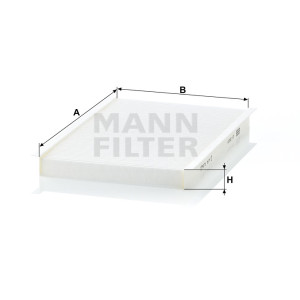 Фильтр салона MANN-FILTER CU 2629